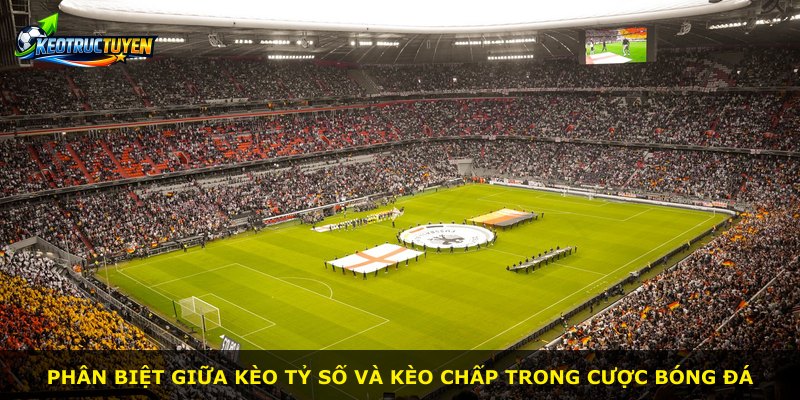 Phân biệt giữa kèo tỷ số và kèo chấp trong cược bóng đá